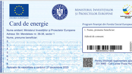Cum obții cardul de energie de 50 de lei pe lună Pașii concreți pe care trebuie să-i parcurgi