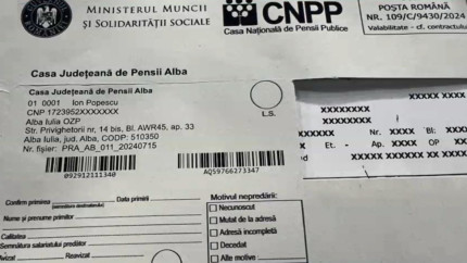 Data la care se vor plăti sumele restante către pensionarii cu decizii de recalculare greșite. Precizări făcute de Casa de Pensii