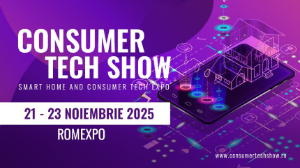 Consumer Tech Show 2025  Experiență tech 100 hands-on Primul târg din România dedicat integral tehnologiei pentru locuințe smart stil de viață digital și entertainment