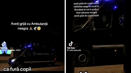 Cine a lansat concret zvonul cu 8222ambulanța neagră care răpește copii8221 pe TikTok rețeaua din spatele noii psihoze